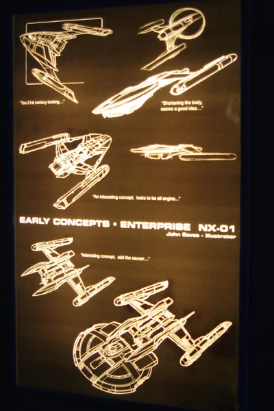 Early Concepts Enterprise NX-01 — Stock Photo, Image