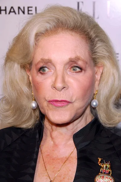 Lauren Bacall na časopis Elle 14 roční ženy v Hollywood Party. Four Seasons Hotel, Beverly Hills, Ca. 10-15-07 — Stock fotografie