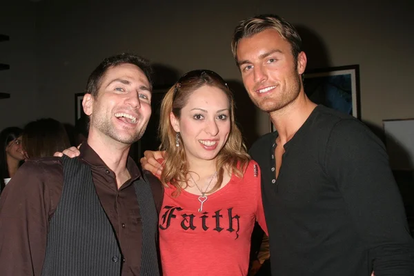 Troy zestos mit Jennifer leeser und andy hnilo — Stockfoto