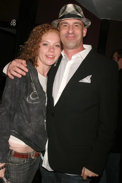 Kelsey Keel and Josh Korb at the Los Angeles screening of Leo hosted by TommyGunFilms. Theatre 68, Hollywood, CA. 04-23-08 — Stock Photo, Image