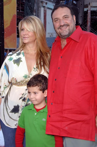 Joel Silver en familie — Stockfoto