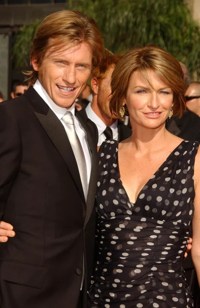 Denis Leary and Ann Lembeck — Stockfoto