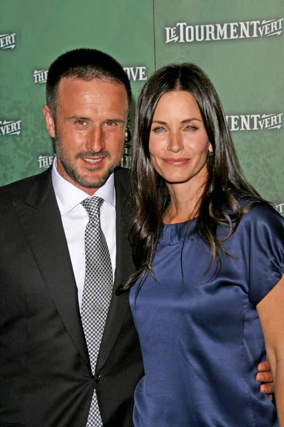 David arquette und courteney cox — Stockfoto