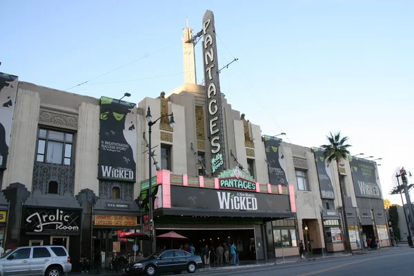 Pantages Theater известные места с привидениями в Голливуде и его окрестностях. CA. 10-21-07 — стоковое фото