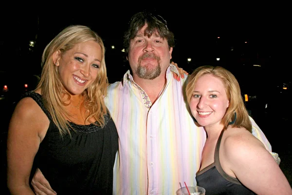 Jennifer Blanc with Bill Allison and Megan Heinrich — Stock Photo, Image