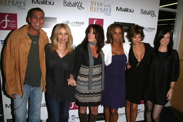 Patricia arquette mit Stechpalme Robinsonpinkel und lisa rinna bei der Cause Choice. fred segal, santa monica, ca. 25-10-07 — Stockfoto