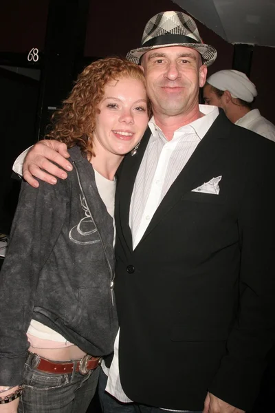Kelsey Keel és Josh Korb, a Los Angeles-i szűrés Leo Tommygunfilms üzemelteti. Színház 68, Hollywood, Ca. 04-23-08 — Stock Fotó