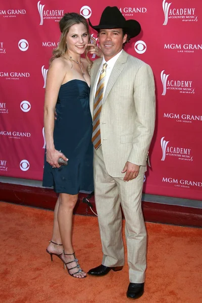 Clay Walker y su esposa Jessica — Foto de Stock