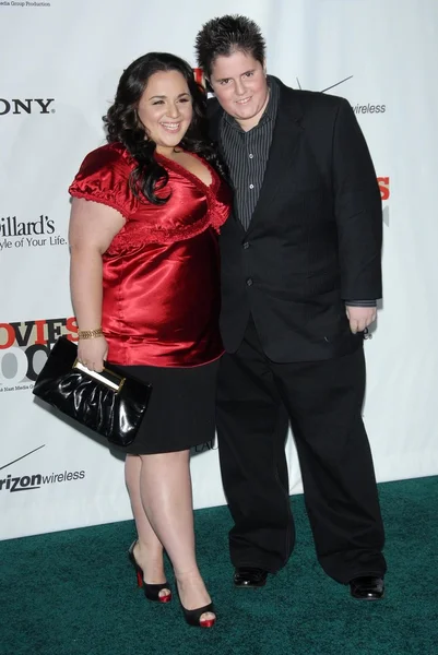 Nikki Blonsky e convidada para 'Movies Rock' A Celebration Of Music In Film, Kodak Theatre, Hollywood, CA. 12-02-07 — Fotografia de Stock