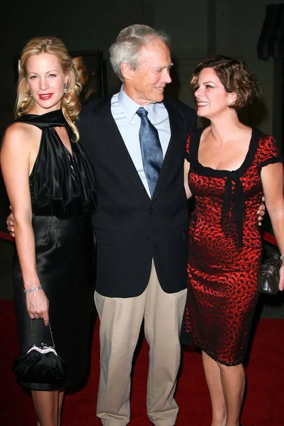 Alison Eastwood, Clint Eastwood, Marcia Gay Harden — Fotografia de Stock