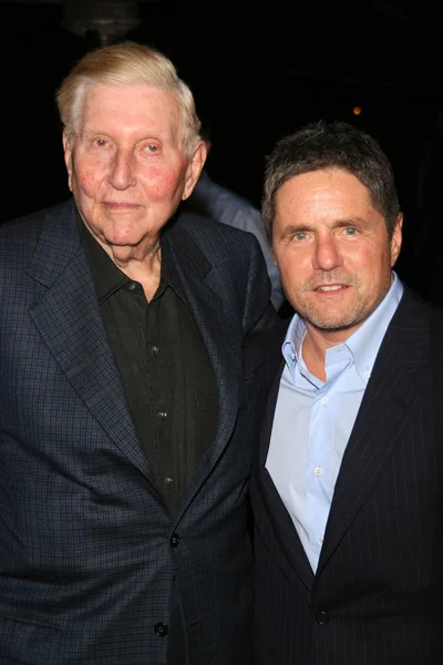 Sumner Redstone e Brad Grey — Fotografia de Stock