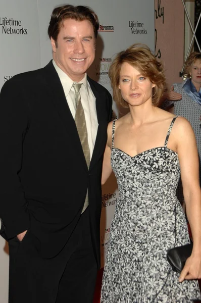 John Travolta and Jodie Foster — Stock Photo, Image