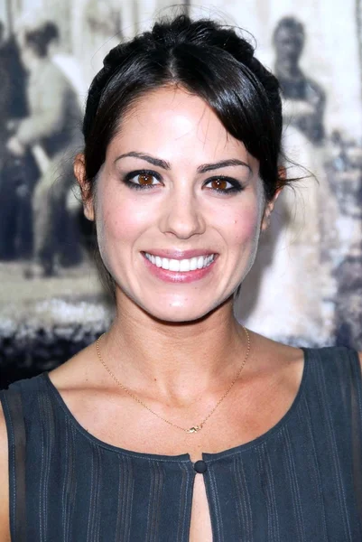 Michelle Borth at the Los Angeles premiere of "Rendition". Academy of Motion Picture Arts And Sciences, Beverly Hills, CA. 10-10-07 — Stock Photo, Image