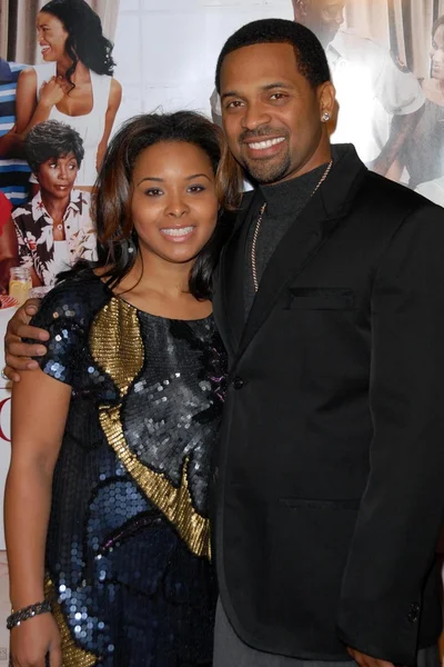 Mike Epps and wife Michelle — Stok fotoğraf