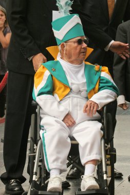 Clarence Swensen at a ceremony honoring the Munchkins with a star on the Hollywood Walk of Fame. Hollywood Boulevard, Hollywood, CA. 11-20-07