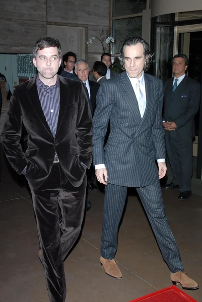 Paul Thomas Anderson and Daniel Day-Lewis — Stock Photo, Image