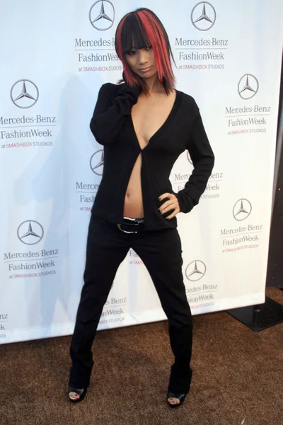 Bai Ling no primeiro dia da Mercedes Benz Fashion Week 2007. Smashbox Studios, Culver City, CA. 10-14-07 — Fotografia de Stock