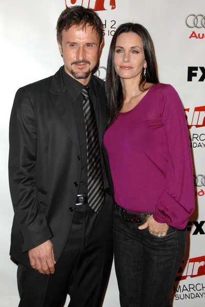 David arquette i courteney cox — Zdjęcie stockowe