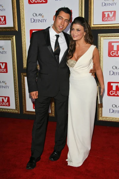 Paula Abdul and friend at the 2007 TV Guide Emmy After Party. Les Deux, Hollywood, CA. 09-16-07 — ストック写真