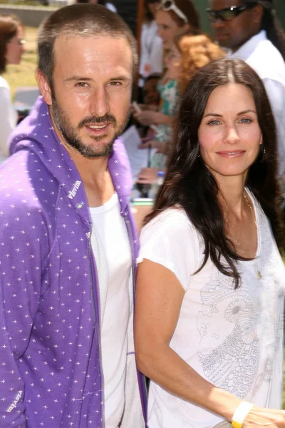 David arquette und courteney cox — Stockfoto