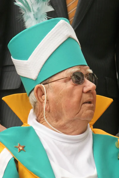 Clarence Swensen lors d'une cérémonie en l'honneur des Munchkins avec une étoile sur le Hollywood Walk of Fame. Hollywood Boulevard, Hollywood, CA. 11-20-07 — Photo