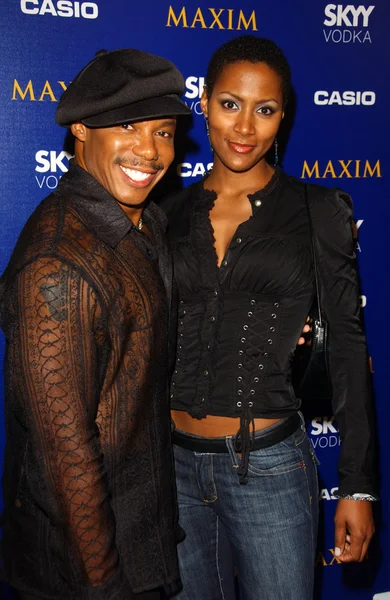 Eric King and Nayo Wallace at the Maxim Style Awards, Avalon, Hollywood, CA 09-18-2007 — Stok fotoğraf