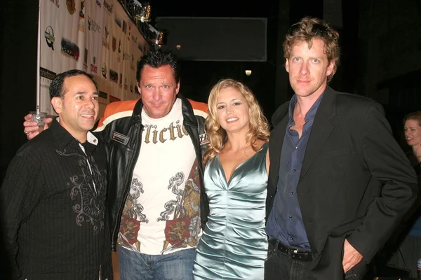 Michael Madsen with Heather Storm and Declan Joyce — 图库照片