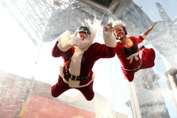 Santa Claus y la señora Claus — Foto de Stock