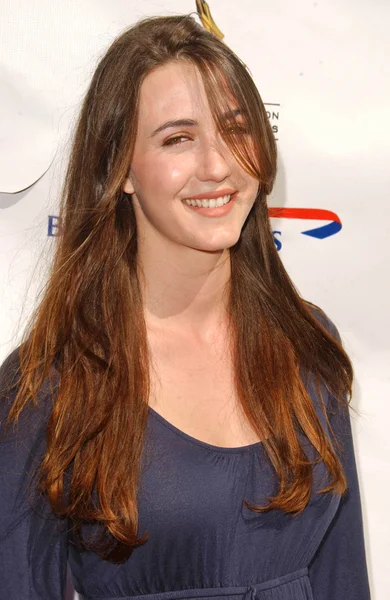 Madeline Zima en la 5ª Fiesta Anual de Té BAFTA-LA en honor a los nominados al Emmy. Wattles Mansion, Los Angeles, CA. 09-15-07 — Foto de Stock