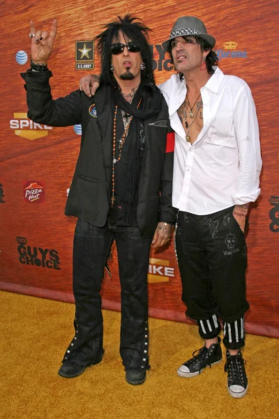 Nikki Sixx e Tommy Lee — Foto Stock