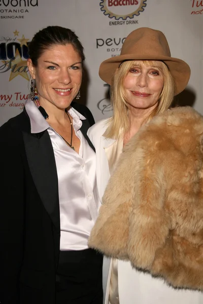 Sally Kellerman e figlia — Foto Stock