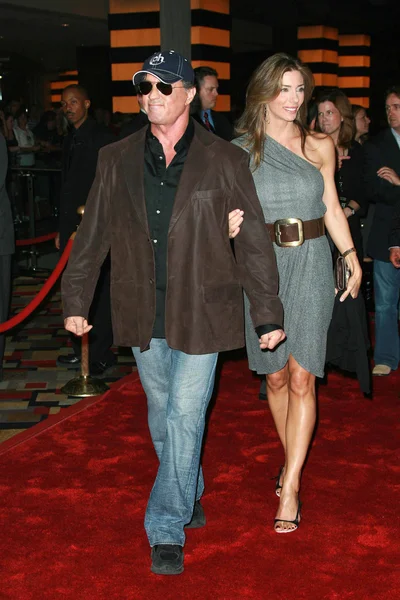 Sylvester Stallone et Jennifer Flavin — Photo