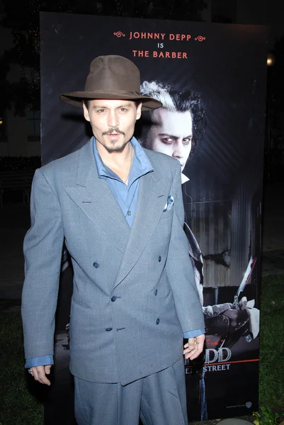 Johnny Depp Ordförande — Stockfoto