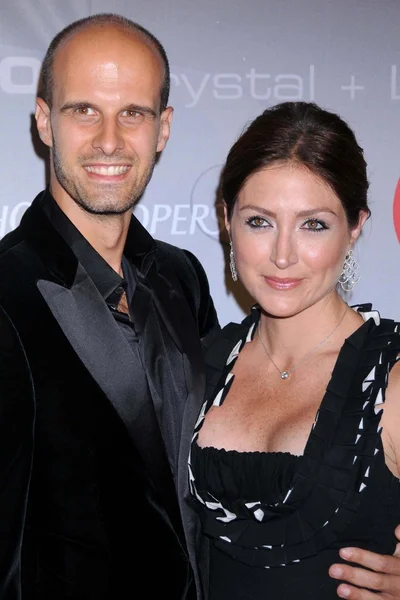 Edoardo ponti und sasha alexander — Stockfoto