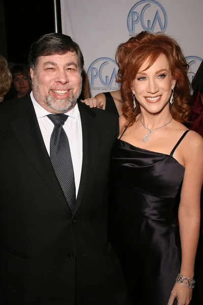 Steve Wozniak e Kathy Griffin — Fotografia de Stock