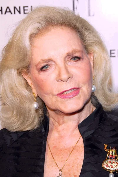 Lauren Bacall at the ELLE Magazine's 14th Annual Women In Hollywood Party. Four Seasons Hotel, Beverly Hills, CA. 10-15-07 — Stock Photo, Image