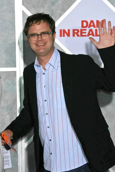 Rainn Wilson på världspremiären av "Dan in real life". El Capitan Theatre, Hollywood, ca. 10-24-07 — Stockfoto