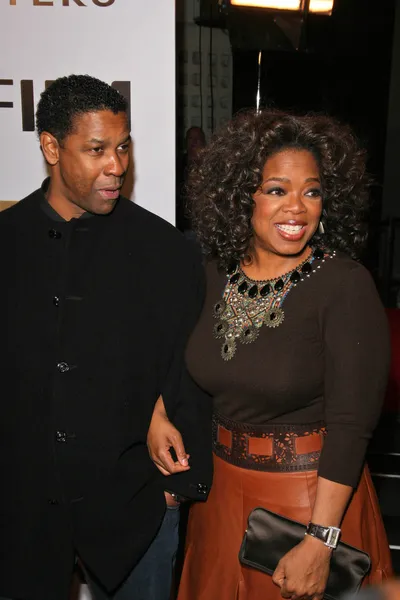 Denzel Washington e Oprah Winfrey — Foto Stock