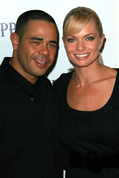 Eric Cubiche and Jaime Pressly at Movieline's 4th Annual Hollywood Life Style Awards. Pacific Design Center, West Hollywood, CA. 10-07-07 — Stok fotoğraf