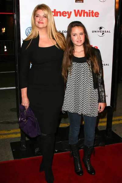 Kirstie Alley e la figlia Lillie — Foto Stock