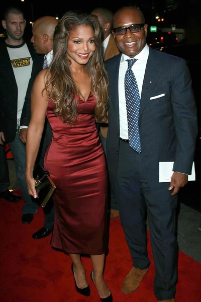 Janet jackson en antonio reid op de première van "waarom ik trouwen?". ArcLight Theater, hollywood, ca. 10-04-07 — Stockfoto