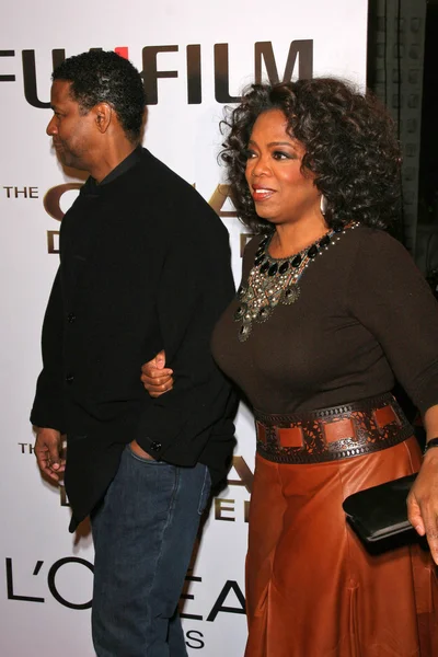 Denzel Washington e Oprah Winfrey — Foto Stock