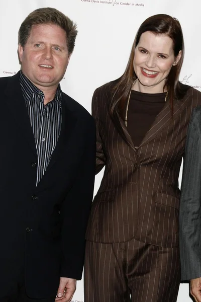 Stephen mcpherson und geena davis — Stockfoto