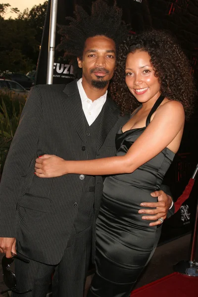 Eddie Steeples and Paola Menacho — Stock Photo, Image