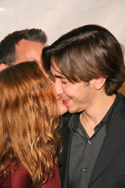 Drew Barrymore e Justin Long — Fotografia de Stock