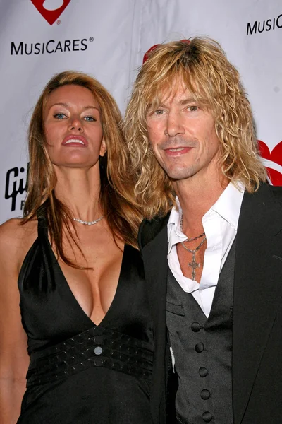 Duff mckagan ve eşi susan — Stok fotoğraf