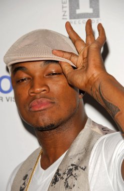 Ne-Yo at the record release party for Will I Am's solo album 