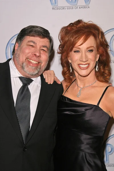 Steve Wozniak y Kathy Griffin — Foto de Stock