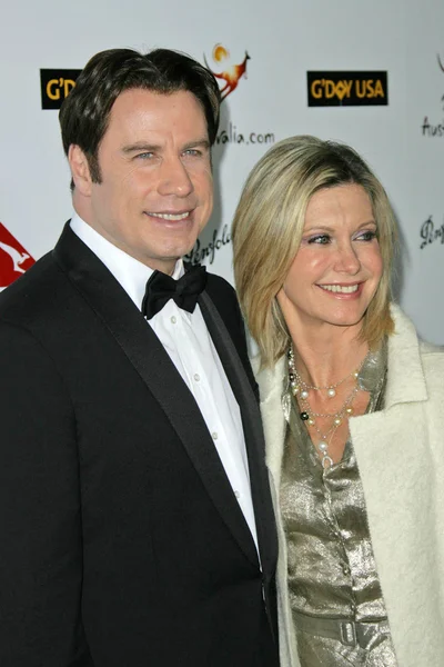 John Travolta und Olivia Newton-john — Stockfoto