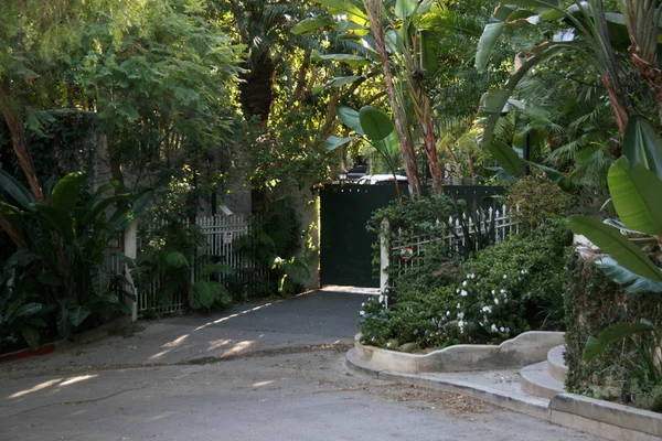 Johnny Depp-Bela Lugosi Casa locais assombrados famosos dentro e ao redor de Hollywood. A CA. 10-21-07 — Fotografia de Stock